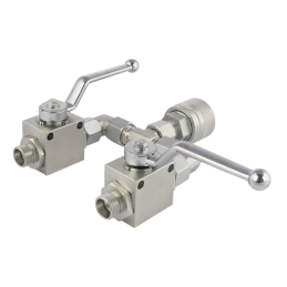 Hidraulinis komplektas Brzeg trąšų barstytuvui. Du cilindrai + dvi grąžinimo spyruoklės + du 2/2 rutuliniai vožtuvai + greito pr