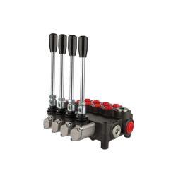 Hidraulinis skirstytuvas, 4 sekcijos, 80 l/min., 4P80A1A1A1A1GKZ1, valdomas svirtimis
