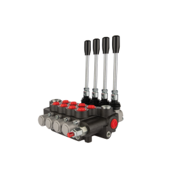 Hidraulinis skirstytuvas, 4 sekcijos, 80 l/min., 4P80A1A1A1A1GKZ1, valdomas svirtimis
