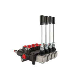 Hidraulinis skirstytuvas, 4 sekcijos, 80 l/min., 4P80A1A1A1A1GKZ1, valdomas svirtimis