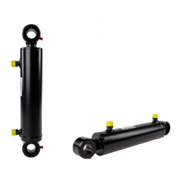 Dvigubo veikimo hidraulinis cilindras trijų taškų pakabinimui, ilgis: 375 mm, eiga: 187 mm, CJ2F-63/32/187