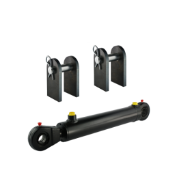 Dvigubo veikimo hidraulinio cilindro ilgis: 1232 mm, eiga: 500 mm, CJ2F 50/28/500 su U25 tvirtinimu