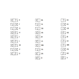 Cetop 5 NG10 (F) 230V 3 padėčių solenoidinis vožtuvas