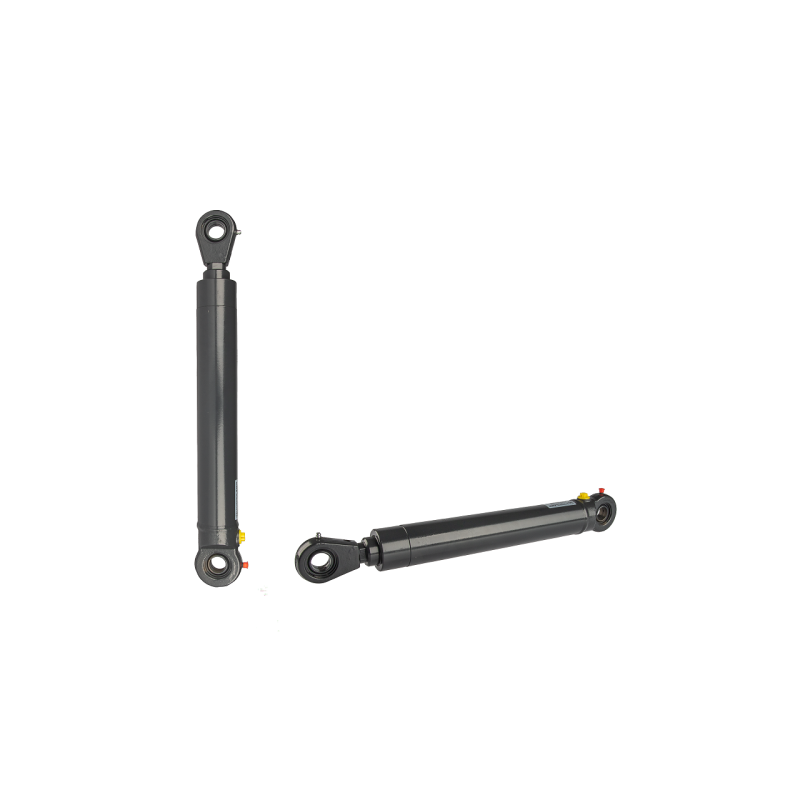 Vienpusio veikimo hidraulinis stūmoklinis cilindras, skirtas jėgos agregatui, kurio ilgis: 495 mm, eiga: 250 mm CJ2F-40/60/250