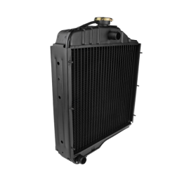 Ursus C-360 50613030 4 eilių varinis vandens aušintuvas, pilnas žarnų komplektas + radiatoriaus dangtelis + žarnų spaustukai (8 