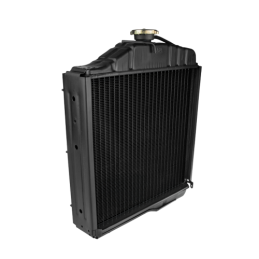 Ursus C-360 50613030 4 eilių varinis vandens aušintuvas, pilnas žarnų komplektas + radiatoriaus dangtelis + žarnų spaustukai (8 