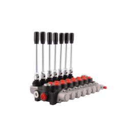 Hidraulinis skirstytuvas 7 sekcijų 20 l/min P40 su 16/16 jungtimis Hydrolider