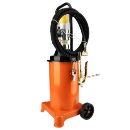 Pneumatinis riebalų pistoletas ant ratų 12 l