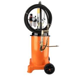 Pneumatinis riebalų pistoletas ant ratų 12 l