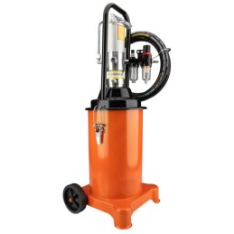 Pneumatinis riebalų pistoletas ant ratų 12 l