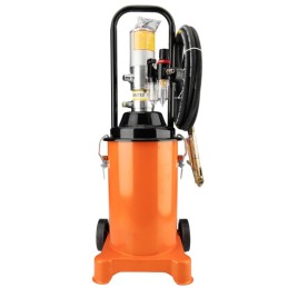 Pneumatinis riebalų pistoletas ant ratų 12 l