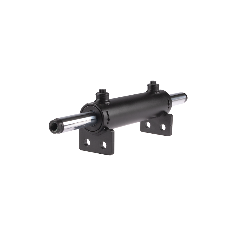 Hidraulinis vairo stiprintuvo cilindras Ursus C-330, C-360, C-360-3P, Zetor 5211 - 7211. Skersai sumontuotas, eiga 2x80 mm