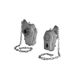 Pavarų dėžės daugiklio tvirtinimas 2 ir 3 grupės siurbliams, perdavimo skaičius: 1:3,8, galia: 20 kW, su PTO lizdu su skląsčiu, 