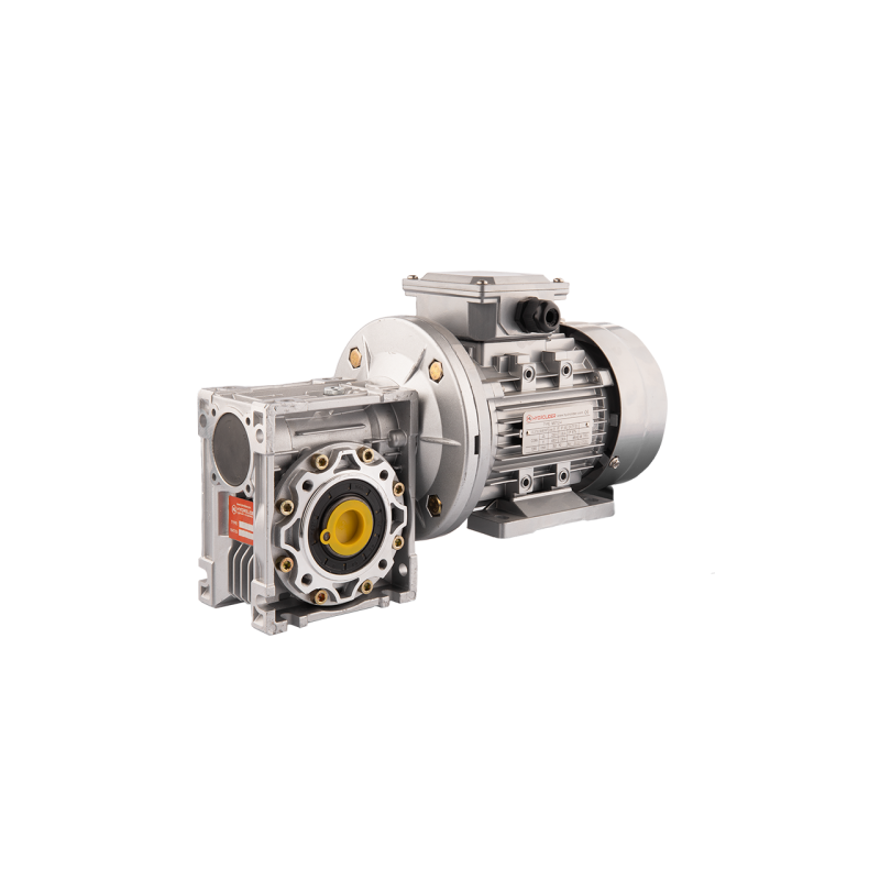 Trifazis 380 V 0,37 kW elektros variklis su HMRV 50 sliekine pavarų dėže, kurios perdavimo skaičius yra 1:30. Atitinka NMRV MOTO