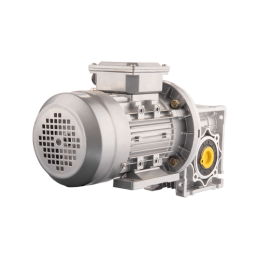 Trifazis 380 V 0,37 kW elektros variklis su HMRV 50 sliekine pavarų dėže, kurios perdavimo skaičius yra 1:30. Atitinka NMRV MOTO