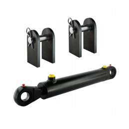 Dvigubo veikimo hidraulinio cilindro ilgis: 442 mm, eiga: 160 mm, CJ2F 63/36/160 su U35 tvirtinimu