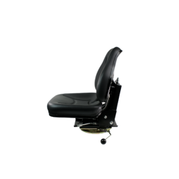 Patogi, pasukama ir padalinta sėdynė traktoriams ir mašinoms