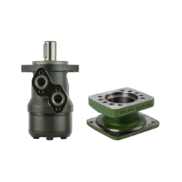 BMR hidraulinis variklis, darbinis tūris: 200 cm3/aps., greitis: 300 aps./min., su 32 mm velenu, pridedamas prie FORTSCHRITT mėš