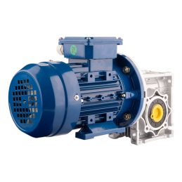 Trifazis 380 V 0,25 kW elektros variklis su HMRV 50 sliekine pavarų dėže, kurios perdavimo skaičius yra 1:30. Atitinka NMRV MOTO