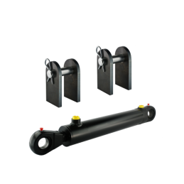 Dvigubo veikimo hidraulinio cilindro ilgis: 682 mm, eiga: 200 mm, CJ2F 63/36/200 su U35 tvirtinimu