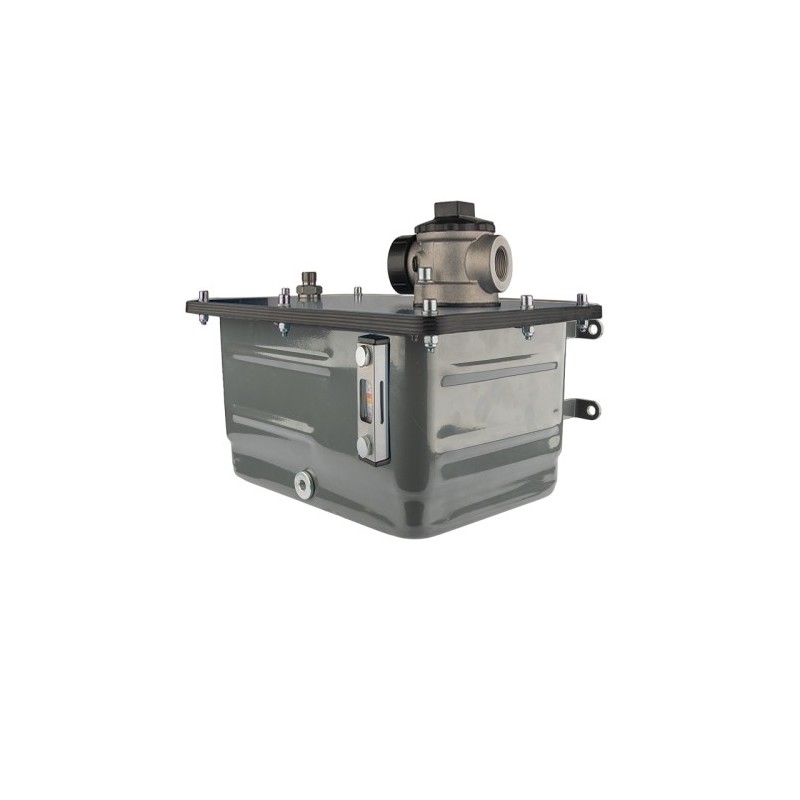 Hidraulinės alyvos bakas 12 l, montuojamas ant sienos + filtras + užpildas