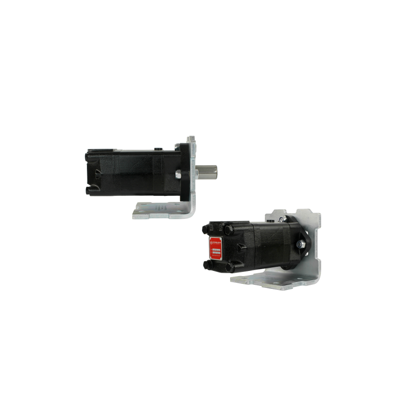 SMS hidraulinis variklis, darbinis tūris: 400 cm3/aps., greitis: 190 aps./min., su 90° kampine plokšte