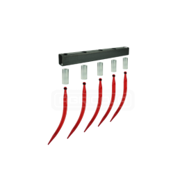 Krokodilo 0,83 m komplektinė sija + įvorės + dantys