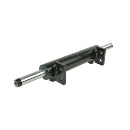 Universalus hidraulinis vairo stiprintuvo cilindras. Skersai sumontuotas, 2 x 100 m eigos