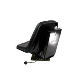 Patogi pasukama viengulė sėdynė traktoriams ir mašinoms