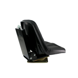 Patogi pasukama viengulė sėdynė traktoriams ir mašinoms