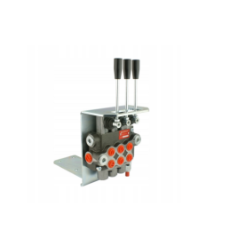 Laikiklis su 3 dalių skirstytuvu, skirtas Ursus C-330, sekcija keltuvo valdymui su slankiojančia funkcija