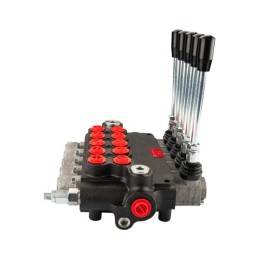 sekcijų hidraulinis skirstytuvas 50 l/min. 5P80 su 22/18 jungtimis „Hydrolider“