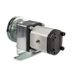 Guolių pavara, kairiosios pavaros hidraulinis siurblys, 14 cm3/aps., 2 grupė + laikiklis ir skriemulys