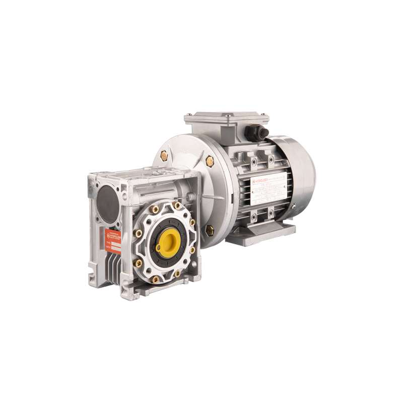 Trifazis 380 V 0,55 kW elektros variklis su HMRV 50 sliekine pavarų dėže, kurios perdavimo skaičius 1:30. Atitinka NMRV MOTOVARI