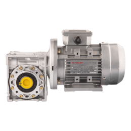 Trifazis 380 V 0,55 kW elektros variklis su HMRV 50 sliekine pavarų dėže, kurios perdavimo skaičius 1:30. Atitinka NMRV MOTOVARI