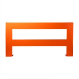 Stačiakampis briaunotas bamperis, bamperis, sandėlio stelažo priekinis dangtis