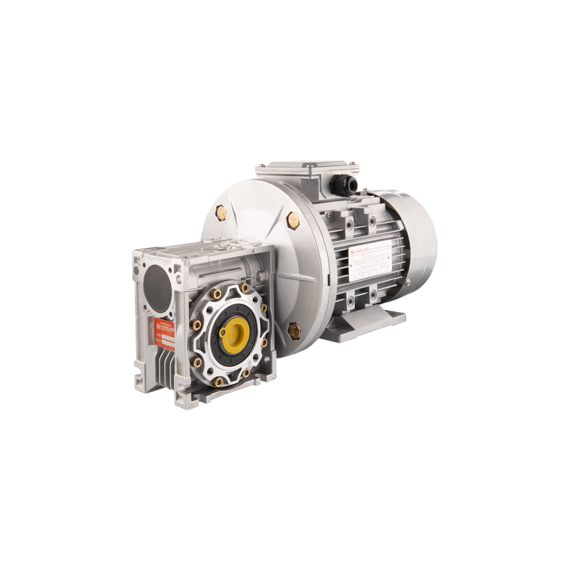 Trifazis 380 V 0,55 kW elektros variklis su HMRV 50 sliekine pavarų dėže, kurios perdavimo skaičius 1:30. Atitinka NMRV MOTOVARI