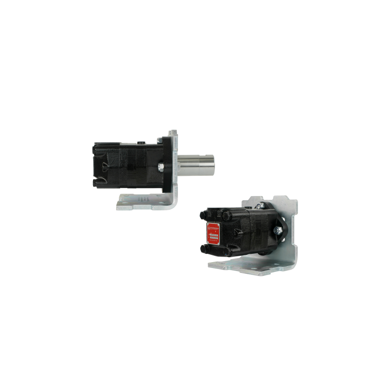 SMS hidraulinis variklis, darbinis tūris: 80 cm3/aps., greitis: 930 aps./min., plokštės kampas 90° ir įvorė