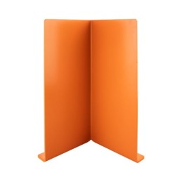 Kampinis buferis 500x200 sandėlio stelažų kolonos kojai