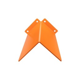 Kampinis buferis 500x200 sandėlio stelažų kolonos kojai