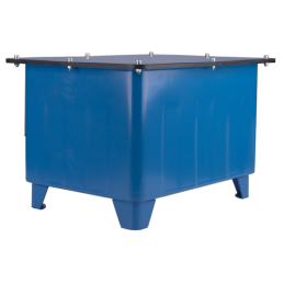 40 litrų hidraulinės alyvos bakas ant kojų su pilnu dangčiu