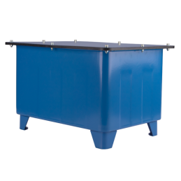 40 litrų hidraulinės alyvos bakas ant kojų su pilnu dangčiu