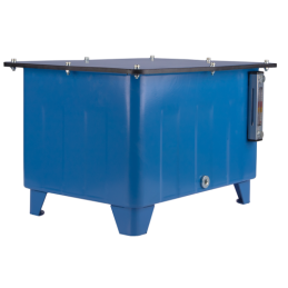 40 litrų hidraulinės alyvos bakas ant kojų su pilnu dangčiu