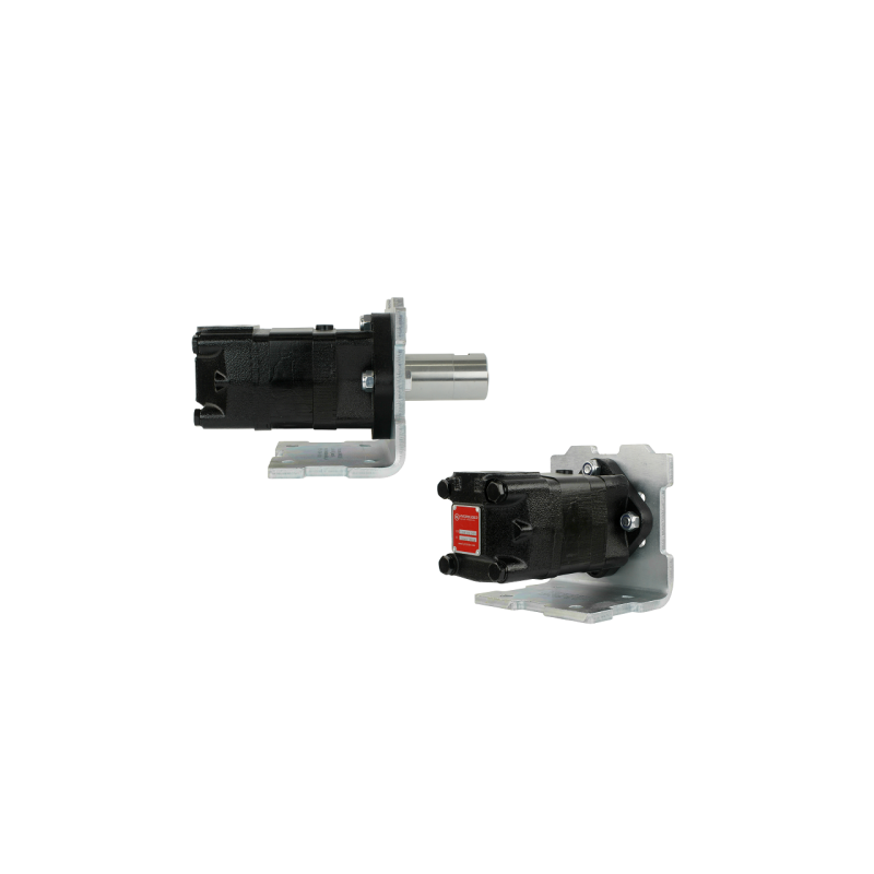 SMS hidraulinis variklis, darbinis tūris: 200 cm3/aps., greitis: 390 aps./min., plokštės kampas 90° ir įvorė