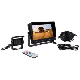 Stebėjimo komplektas, galinio vaizdo kamera, 12 V, 24 V, 9 colių monitorius