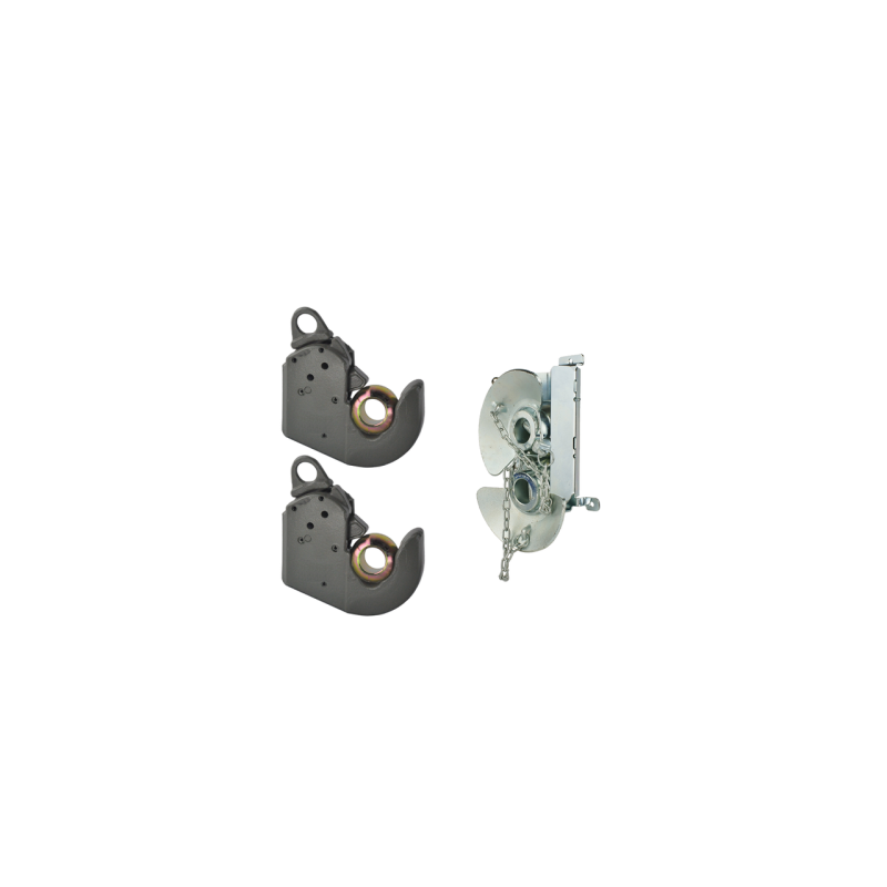 Dviejų II kategorijos sustiprintų kablių apatinėms sijoms rinkinys su 56x28 rutuliais be apykaklės + dėtuvė su dviem 56x28 rutul