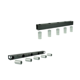 Krokodilo 0,83 m komplektas, sudarytas iš 2 sijų + įvorių + dantų