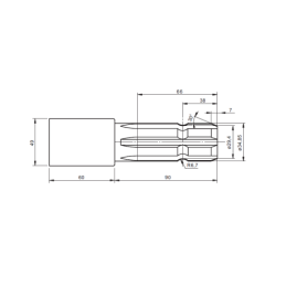 SMS hidraulinis variklis, darbinis tūris: 125 cm3/aps., greitis: 600 aps./min., su plokšte ir dangčiu