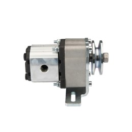 Guolių pavara, dešinės pavaros hidraulinis siurblys, 7,60 cm3/aps., 1 grupė + laikiklis ir skriemulys