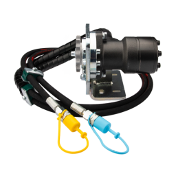 Hidraulinė pavara su guoliais pritvirtintu BMR 315 varikliu, 195 aps./min. greičiu ir 12B- 3/4" pavara